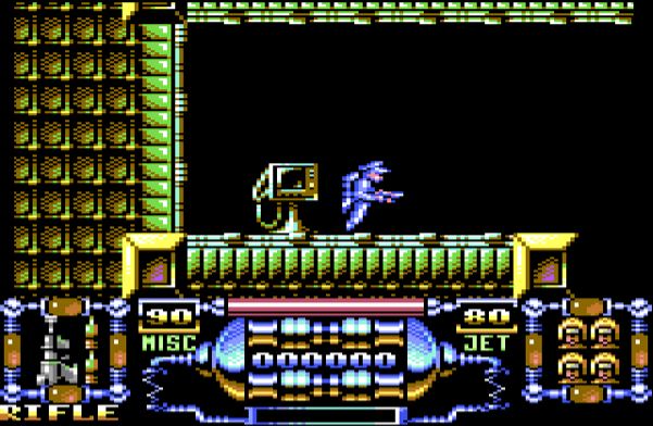 Dan Dare III The Escape - Commodore 64 game screenshot (1990) by Virgin Mastertronic
